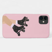 Coole Roller-Skate Derby Skater Pink Case-Mate iPhone Hülle (Rückseite (Horizontal))