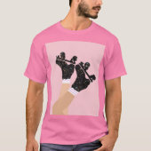 Coole Roller-Skate Derby Skater Unisex T-Shirt (Vorderseite)