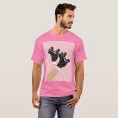 Coole Roller-Skate Derby Skater Unisex T-Shirt (Vorne ganz)