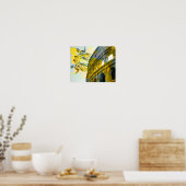 Coole römische Kunstelemente in trendiger Weise Poster (Küche)