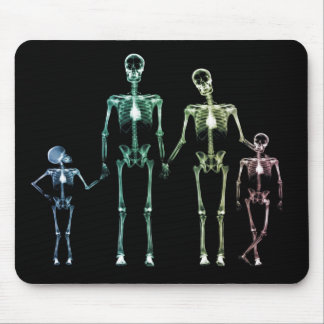 coole Röntgen-Skelett-Mausunterlage Mousepad