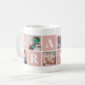 Coole Rosa FotoCollage Granny Tasse (Vorderseite Links)