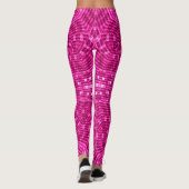 Coole rosa Meerjungfrau stuft Mandala-Leggings ein Leggings (Rückseite)