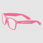 Coole rosa Sonnenbrille für Frauen (Links)