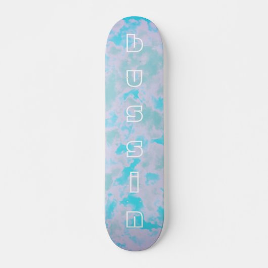 Coole Rosa Wolken Bussin Skateboard für Anfänger (Vorne)