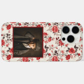 Coole Rose Anpassbare Name iPhone Case für Mamas (Rückseite (Horizontal))