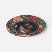 Coole Rose Bridal Dress Teller für Hochzeitssache (Schrägansicht)