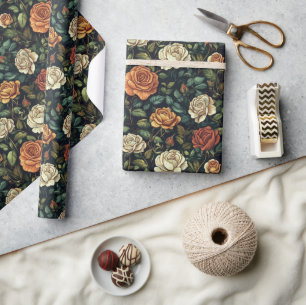 Coole Rose Rustikales Verpackungspapier Geschenkpapier