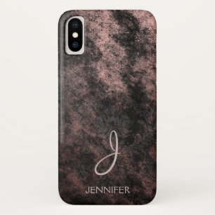 Coole Rosen-Goldfolie und schwarzes Case-Mate iPhone Hülle