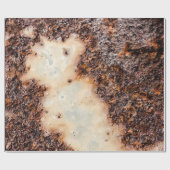 Coole rostige Metallstruktur Geschenkpapier (Flach)