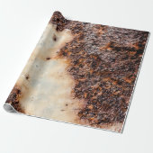 Coole rostige Metallstruktur Geschenkpapier (Ungerollt)