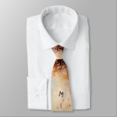 Coole rostige Metallstruktur Individuelle Name Krawatte (Gebunden)