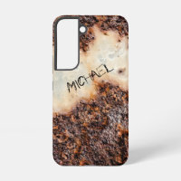 Coole rostige Metallstruktur Individuelle Name