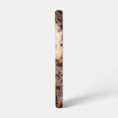 Coole rostige Metallstruktur Individuelle Name Samsung Galaxy Hülle (Linke Seite)