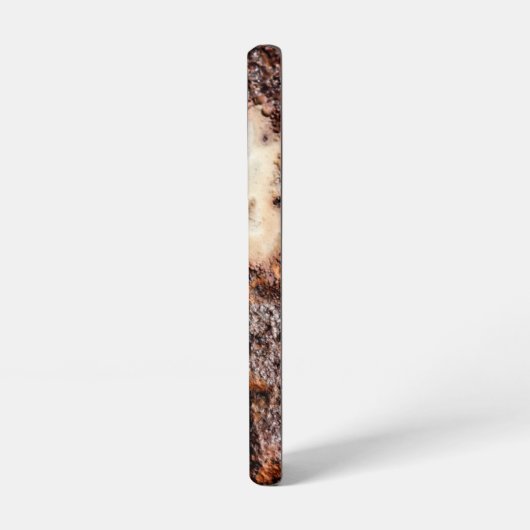 Coole rostige Metallstruktur Individuelle Name Samsung Galaxy Hülle (Linke Seite)