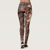 Coole rostige Metallstruktur Leggings (Rückseite)