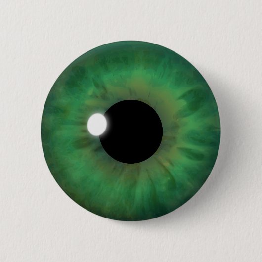 Coole Rot-Augen-Iris-Eyeballrunde Knöpfe Button (Vorderseite)