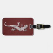 Coole Rot-Punkte-Effekt Gepäckanhänger (Vorderseite horizontal)