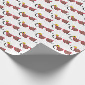 COOLE rote Sonnenbrille mit Sonnenbrille Geschenkpapier (Ecke)