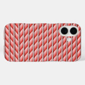 coole rote Streifen Case-Mate iPhone Hülle (Rückseite (Horizontal))