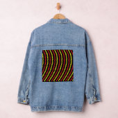 Coole rote und gelbe Punkte Jeansjacke (Hangar)