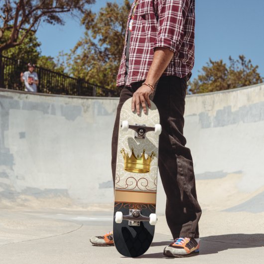 Coole Royal Crown Skateboard. Skateboard (Außenbereich 2)