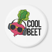Coole Rübe Funny Veggie Pub Magnet (Vorne)