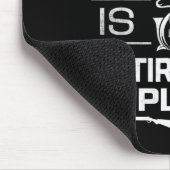 Coole Ruhestjagd ist mein Ruhestandsplan Fischen Mousepad (Ecke)