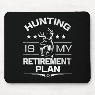 Coole Ruhestjagd ist mein Ruhestandsplan Fischen Mousepad