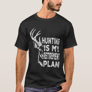 Coole Ruhestjagd ist mein Ruhestandsplan Fischen T-Shirt