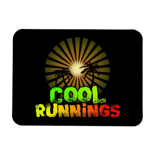 Coole Running Jamaica Magnet (Horizontal)