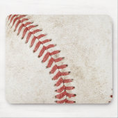 Coole rustikale Baseballillustrierung Mousepad (Vorne)