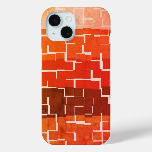 Coole rustikale Herbstfarben Case-Mate iPhone Hülle (Rückseite)