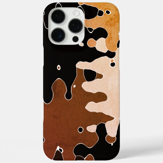 Coole rustikale Herbstfarben Case-Mate iPhone Hülle (Rückseite)