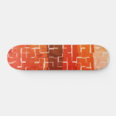 Coole rustikale Herbstfarben Skateboard (Horizontal)