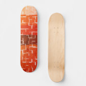 Coole rustikale Herbstfarben Skateboard (Vorderseite)