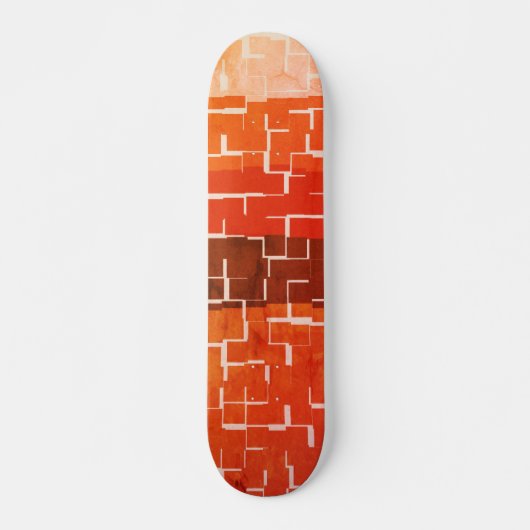 Coole rustikale Herbstfarben Skateboard (Vorne)