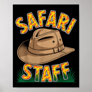 Coole Safari-Kostüme für Männer Frauen Kinder Erwa Poster