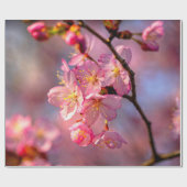 Coole Sakura-Blume auf einem Kirschbaum Geschenkpapier (Flach)