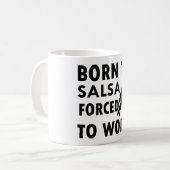 Coole Salsa-Entwürfe Kaffeetasse (Vorderseite Links)