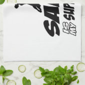 Coole Salsaentwürfe Handtuch (Gefaltet)