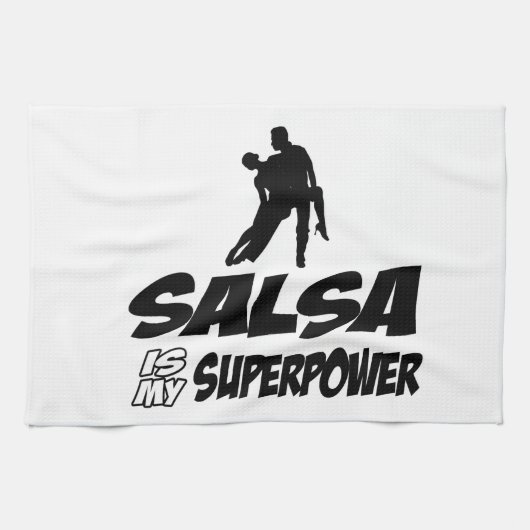 Coole Salsaentwürfe Handtuch (Horizontal)