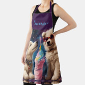 Coole samtige Welpen aus dieser Welt Schürze (InSitu)