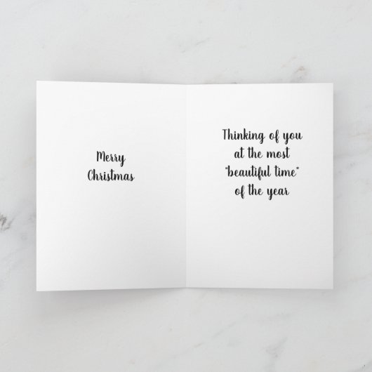 **COOLE SANTA SAYS MERRRRRRY CHRISTMAS** KARTE (Innenseite)