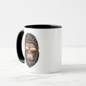 Coole Sasquatch-Pilotensonnenbrille Waldsonnenunte Tasse (Vorderseite Links)