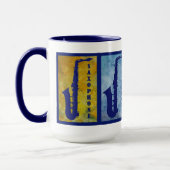 Coole Saxophone-Windows-Tasse Tasse (Links)