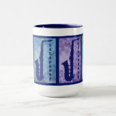 Coole Saxophone-Windows-Tasse Tasse (Zentrum)