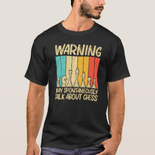 Coole Schach Für Männer Frauen Stück Schachspieler T-Shirt