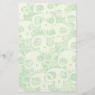 Coole Schädel Briefpapier