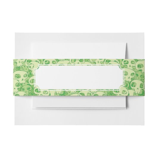 Coole Schädel Einladungsbanderole (Vorderseite Beispiel)